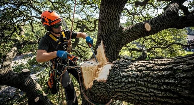 arborist-cutting-a-large-tree-branch-photo